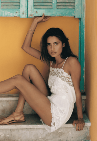 Mila Lace Romper