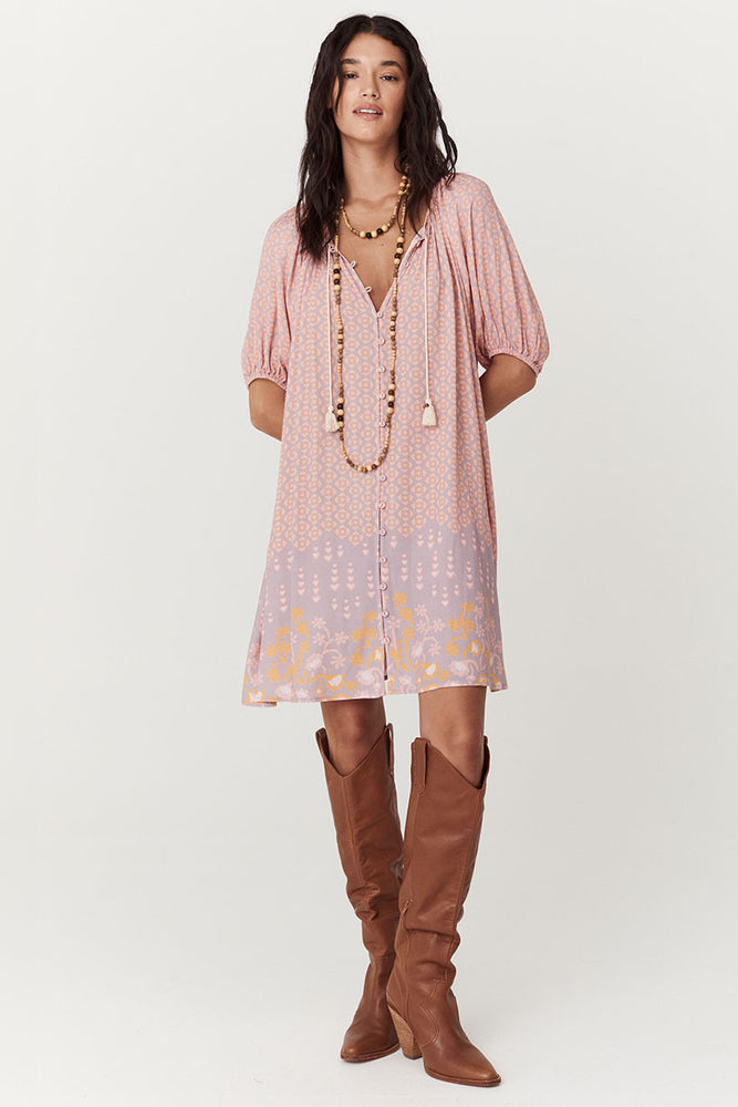 Sweet Nothings Button Through Tunic Dress