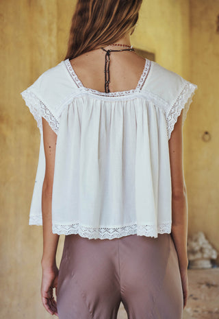Young At Heart Crop Blouse